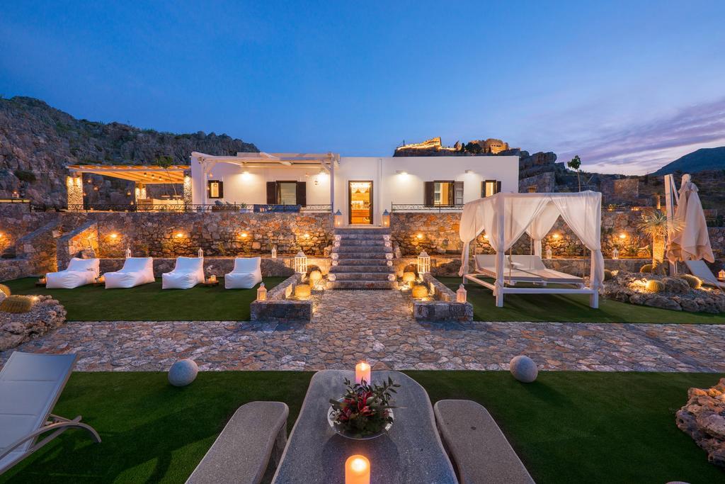 Lindos Vigli Private Villa Eksteriør bilde
