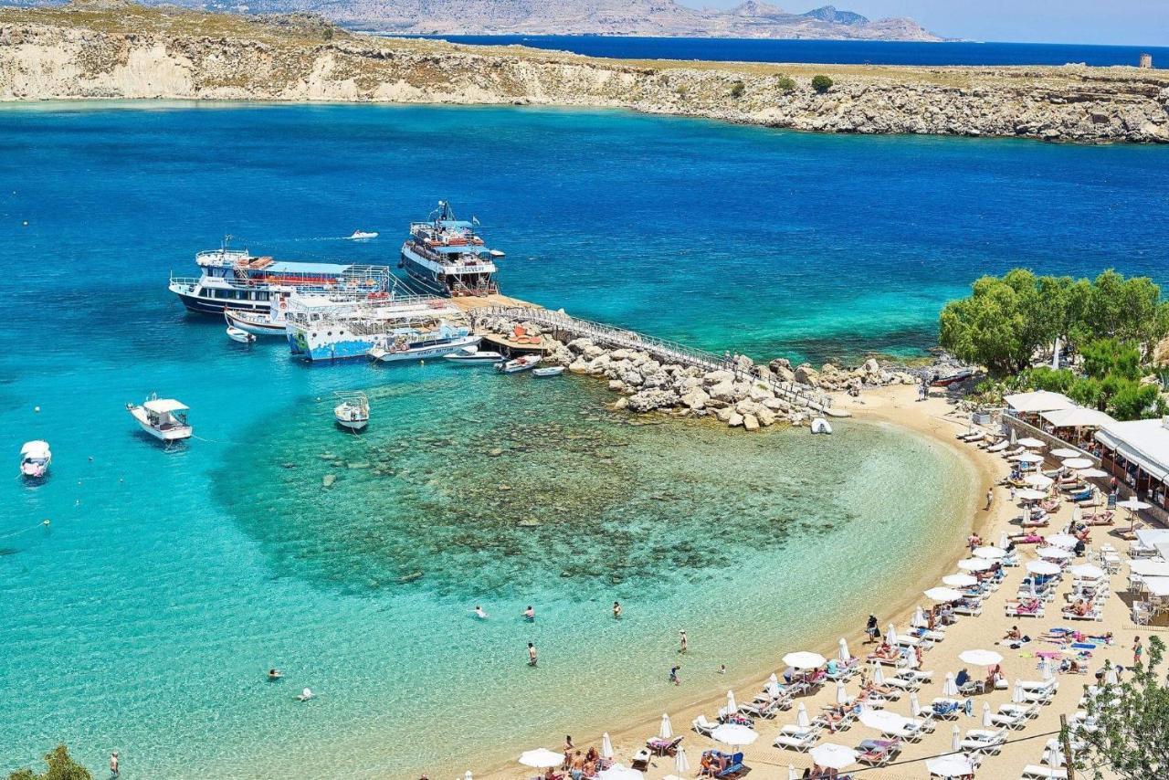 Lindos Vigli Private Villa Eksteriør bilde